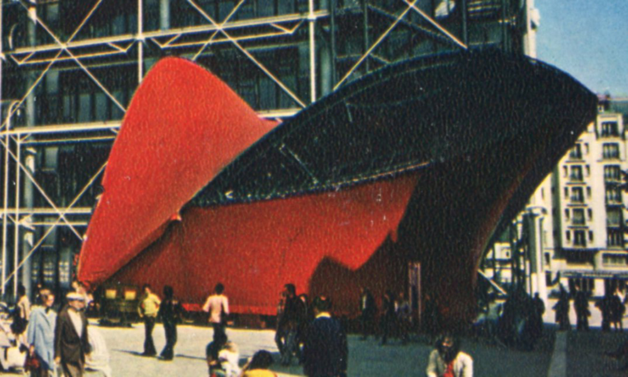 Το Διάτοπο [Diatope] ή Πολύτοπο του Μπωμπούρ [Polytope de Beaubourg] (1978), στον προαύλιο χώρο του Κέντρου Ζωρζ Πομπιντού. Το φορητό περίπτερο είχε χαλύβδινες καμάρες και καλώδια, που έφεραν ημιδιαφανή κόκκινο καμβά. Μετά το Παρίσι στήθηκε στη Βόννη (1979). Το κόστος για να ταξιδέψει και αλλού ήταν απαγορευτικό, και τελικά καταστράφηκε.